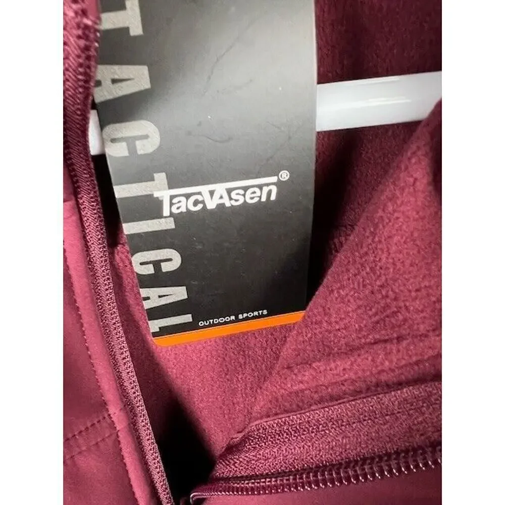 Men's Tactical Jackets Water Resistant Softshell Jacket Fleece Lined Medium